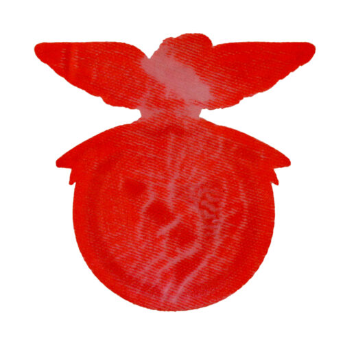 パーソナライズされたデザインを披露するカスタム刺繍パッチ。