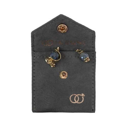 حقيبة مجوهرات مخصصة ذات غطاء قابل للطي مصنوعة من مواد عالية الجودة، تعرض حقائب وصناديق المجوهرات بالجملة.