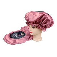 Sombrero de satén rosa