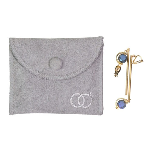 حقيبة مجوهرات مخملية