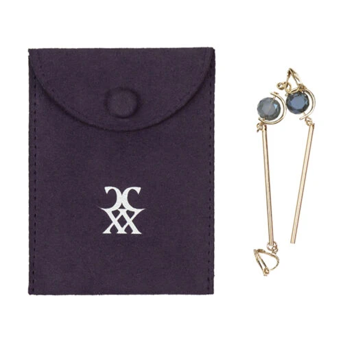 ベルベットフラップジュエリーバッグ