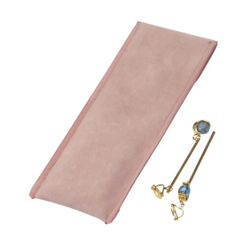 ベルベットフラップクリアジュエリーバッグ