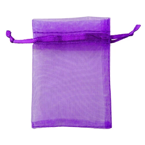 ラベンダーオーガンザバッグ