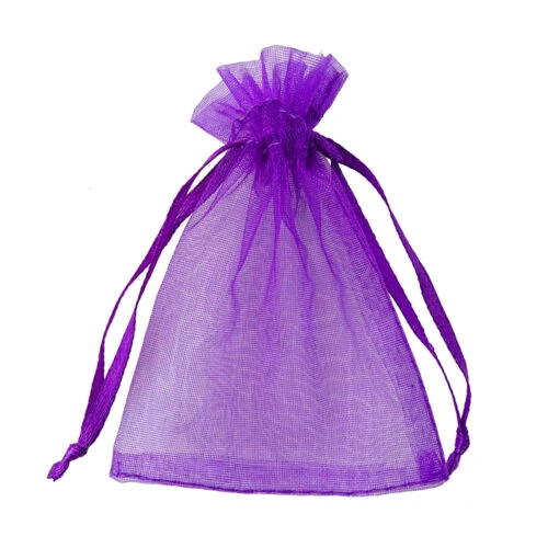 ラベンダーオーガンザバッグ