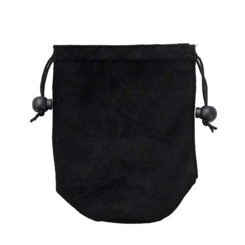 Round bottom double layer flannel bag