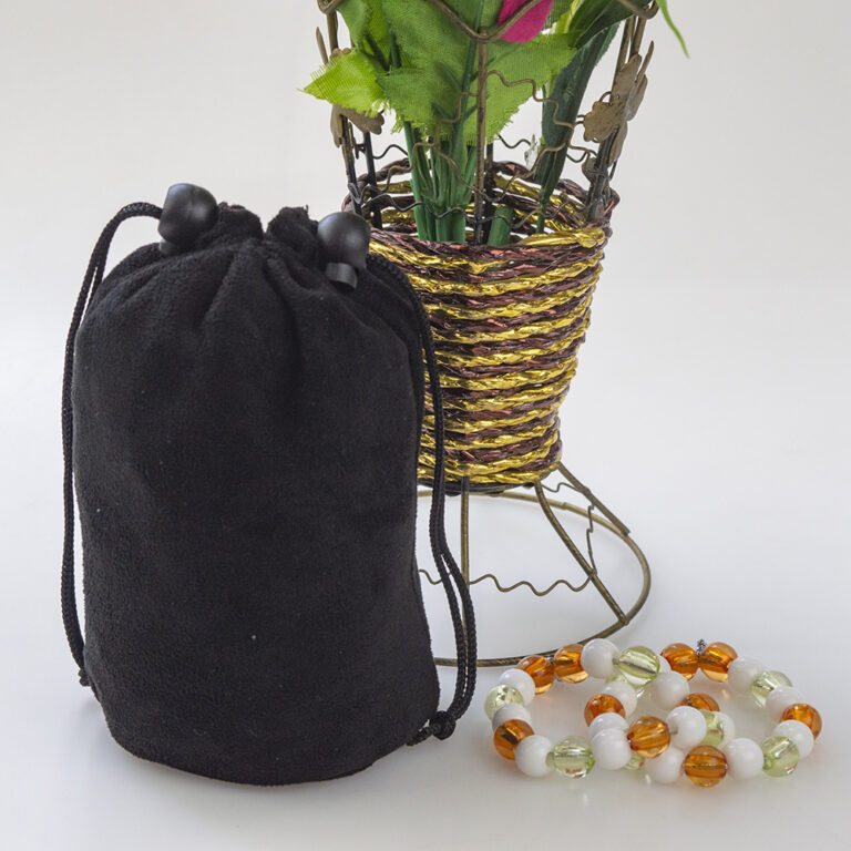 Doppellagige Flanelltasche mit rundem Boden