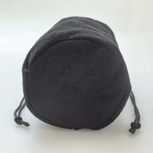 Round bottom double layer flannel bag