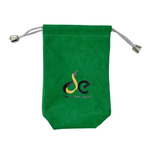 حقيبة مربعة من المخمل برباط