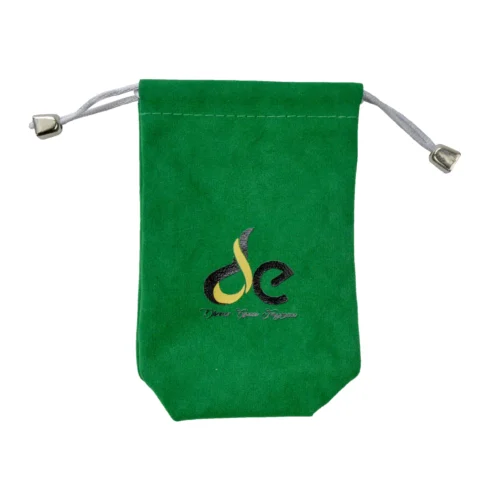 スクエアベルベット巾着バッグ