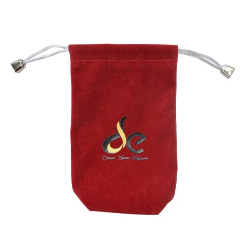 حقيبة مربعة من المخمل برباط