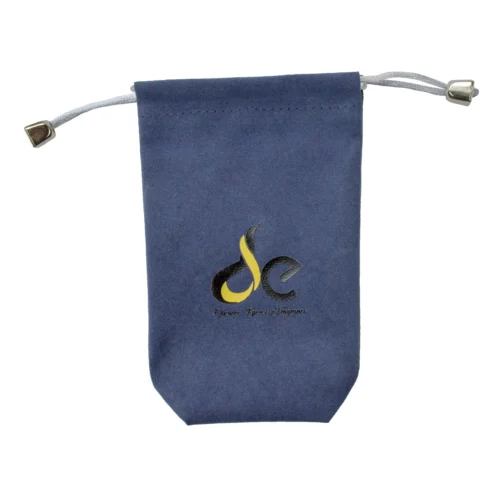 スクエアベルベット巾着バッグ