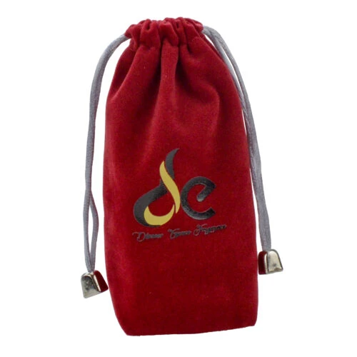 حقيبة مربعة من المخمل برباط