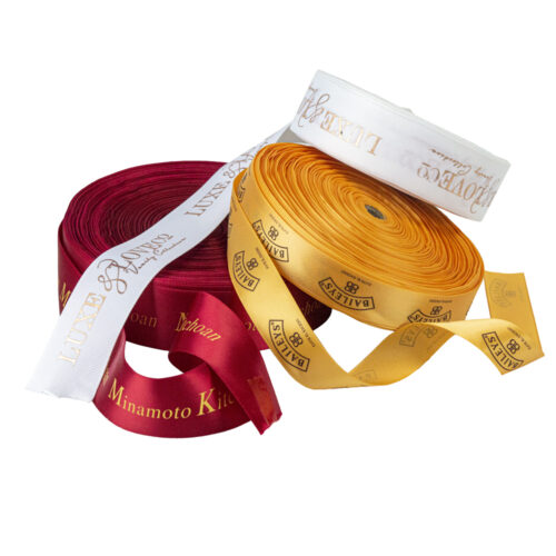 logo d'impression de ruban personnalisé