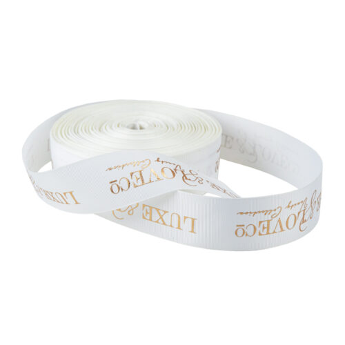logo d'impression de ruban personnalisé