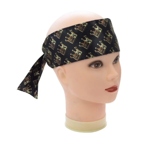 サテンのヘッドバンド