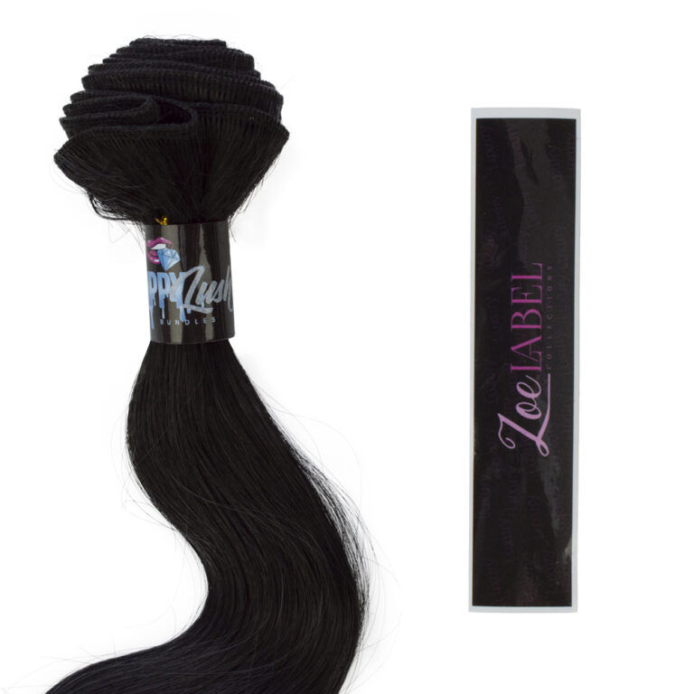 Autocollant d'emballage de perruque