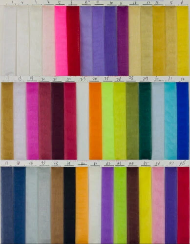 オーガンザカラーカード