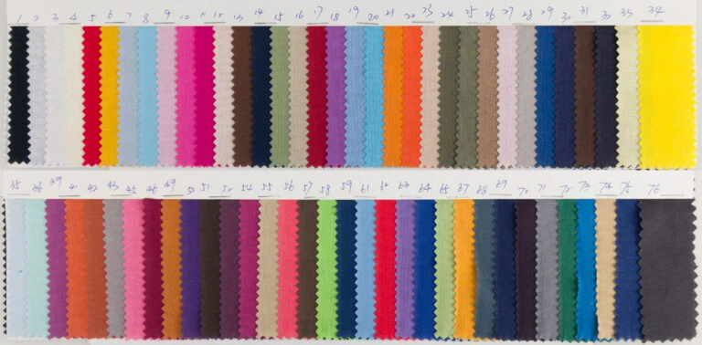 fine toile de coton de la couleur de la carte