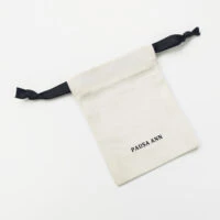 キャンバス巾着バッグ