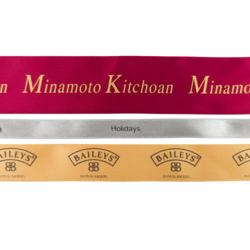 logo d'impression de ruban personnalisé