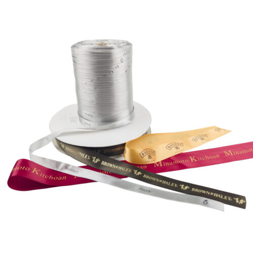 logo d'impression de ruban personnalisé