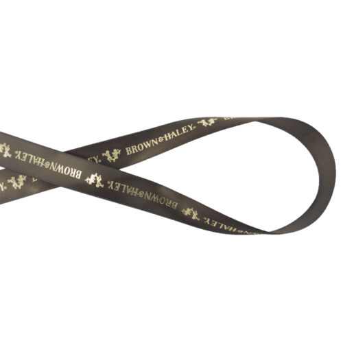 logo d'impression de ruban personnalisé