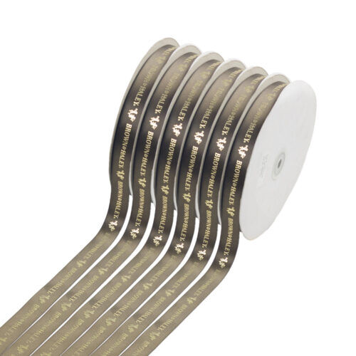 logo d'impression de ruban personnalisé