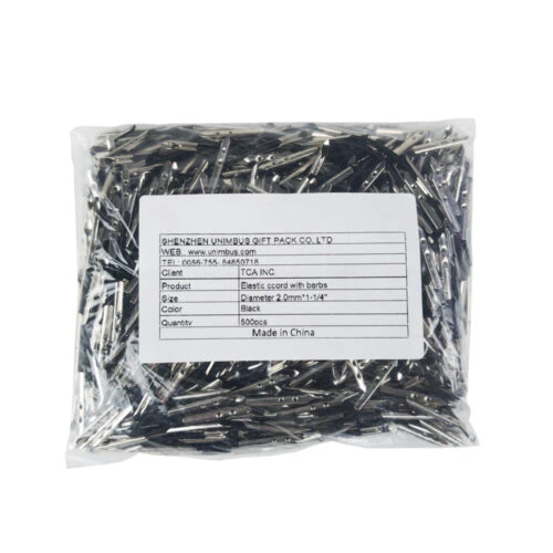 返し付き伸縮コード