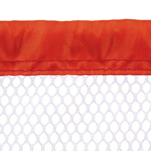 Individueller Netzbeutel mit Kordelzug und Etikett