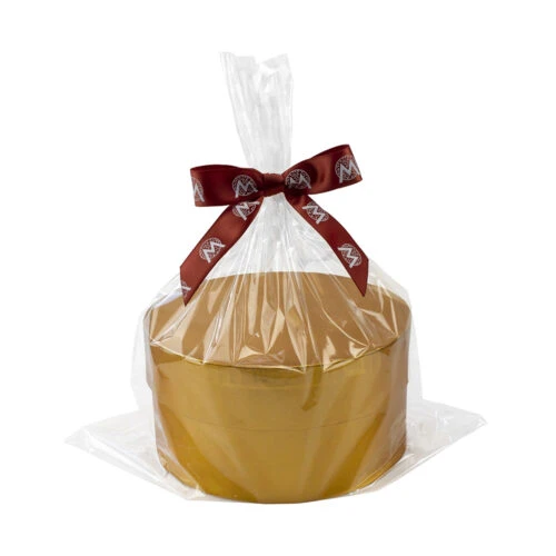 فيونكة متعددة الألوان مع شعار مطبوع