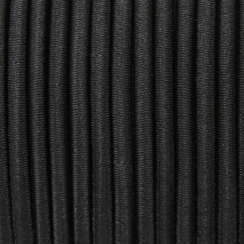 A close-up of the surface of an elastic cord.