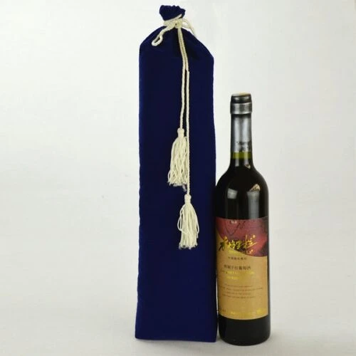 ベルベットのワインバッグ