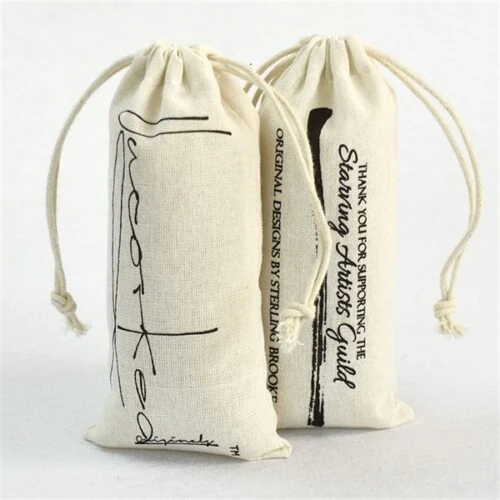 コットン巾着ツールバッグ