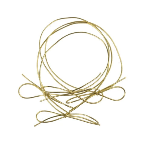 Lazo elástico dorado