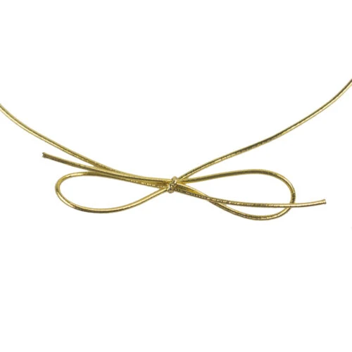 Lazo elástico dorado