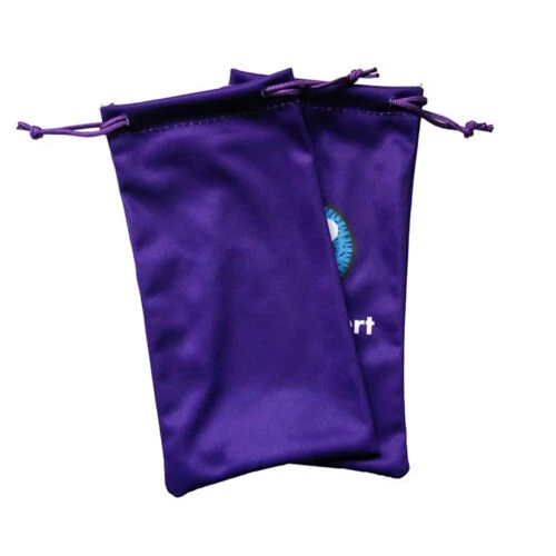 巾着型眼鏡バッグ