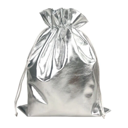 Metallic Drawstring Bags