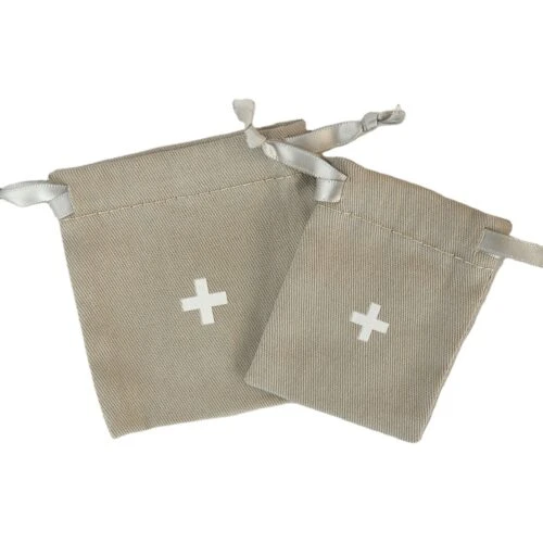 コットンツイルの小さなコットンバッグ