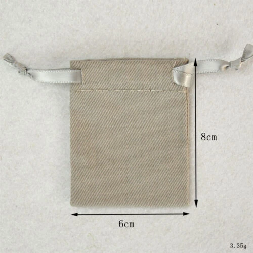 コットンツイルの小さなコットンバッグ