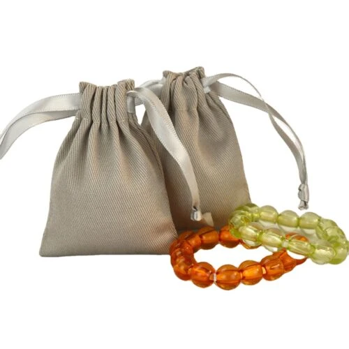 コットンツイルの小さなコットンバッグ