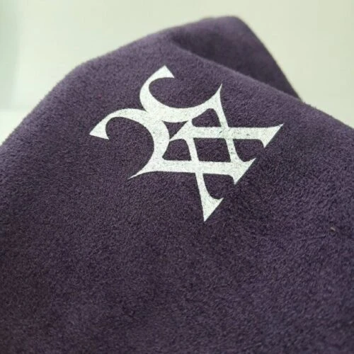 Faux suede drawstring bags