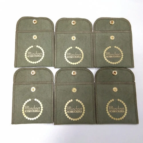 Schmuckbeutel mit Klappdeckel