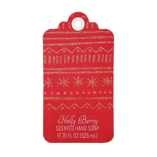 グリッターとホイルスタンプを使用したカスタムクリスマスハングタグ