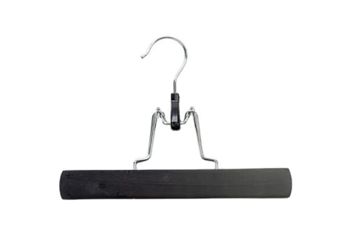 Sac de suspension pour perruque noir personnalisable avec un cintre robuste, conçu pour un rangement et un entretien pratiques de la perruque lors d'une utilisation à domicile ou en voyage.